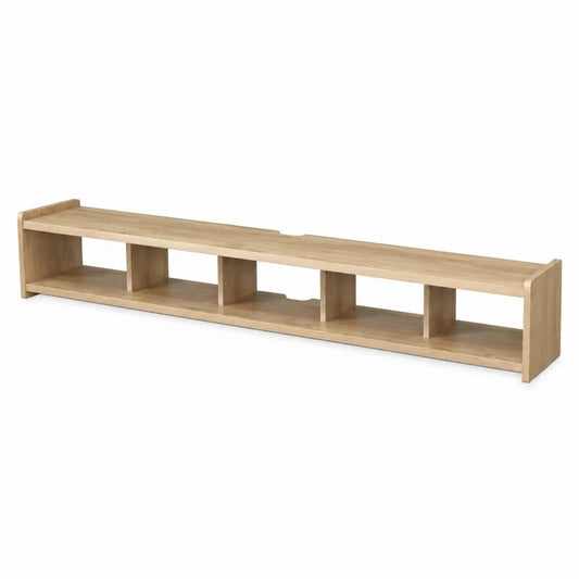 Mobile TV in Legno Rovere con Ripiani 150x30x27 cm